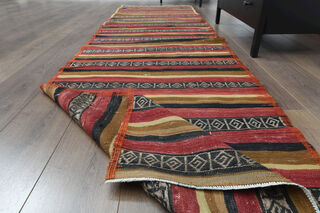 Turkish Vintage Runner Rug - Thumbnail