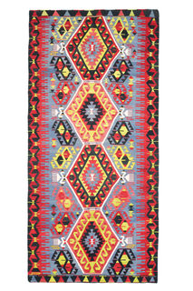 Turkish Vintage Runner Rug - Thumbnail