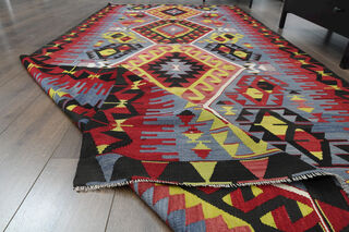 Turkish Vintage Runner Rug - Thumbnail