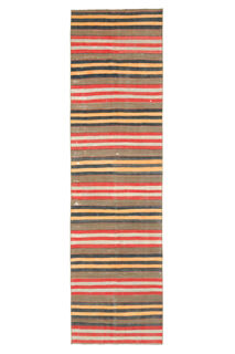 Turkish Vintage Runner Rug - Thumbnail