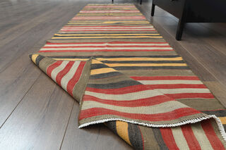 Turkish Vintage Runner Rug - Thumbnail