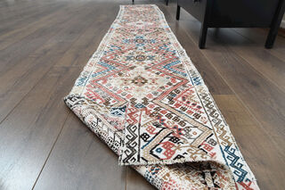 Turkish Vintage Runner Rug - Thumbnail