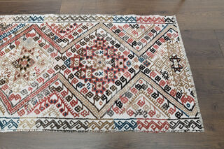 Turkish Vintage Runner Rug - Thumbnail