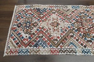 Turkish Vintage Runner Rug - Thumbnail