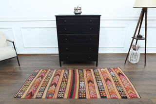 Turkish Vintage Runner Rug - Thumbnail