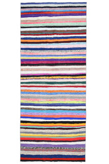 Turkish Vintage Runner Rug - Thumbnail