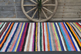 Turkish Vintage Runner Rug - Thumbnail