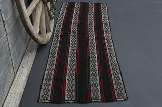 Turkish Vintage Runner Rug - Thumbnail