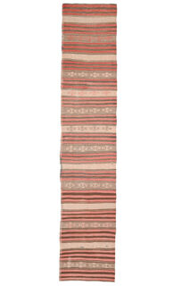 Turkish Vintage Runner Rug - Thumbnail