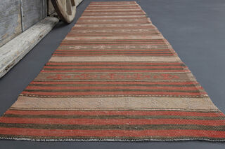 Turkish Vintage Runner Rug - Thumbnail