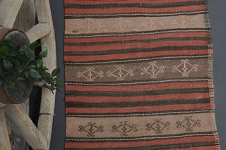 Turkish Vintage Runner Rug - Thumbnail