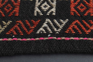 Turkish Vintage Flatweave Runner Rug - Thumbnail