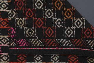 Turkish Vintage Flatweave Runner Rug - Thumbnail