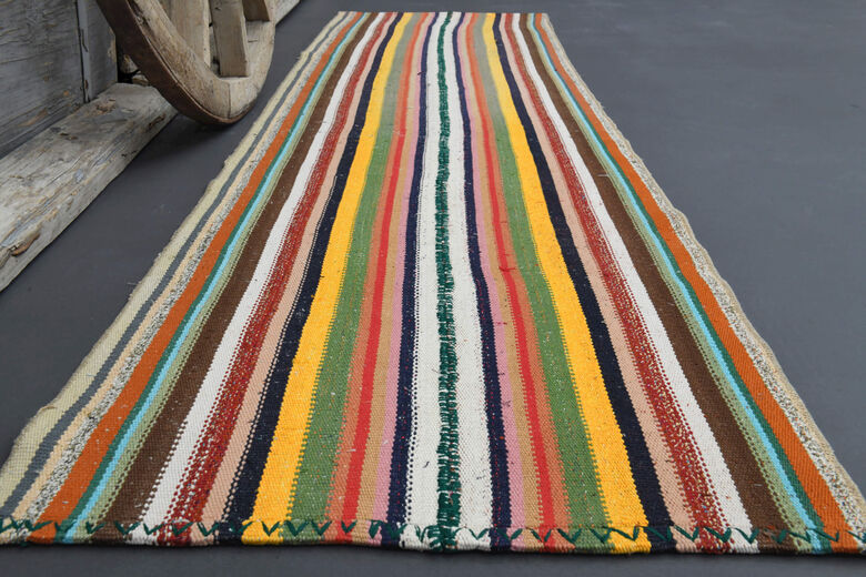 Striped Rainbow Kilim