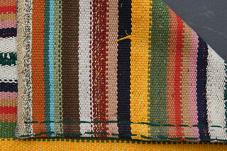 Striped Rainbow Kilim - Thumbnail