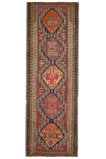 Turkish Vintage Runner Rug - Thumbnail