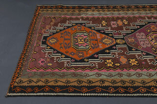 Turkish Vintage Runner Rug - Thumbnail