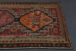 Turkish Vintage Runner Rug - Thumbnail