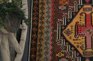 Turkish Vintage Runner Rug - Thumbnail