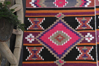 Turkish Vintage Runner Rug - Thumbnail