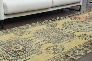 Turkish Vintage Runner Rug - Thumbnail