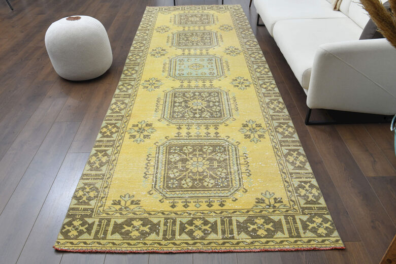 Turkish Vintage Runner Rug