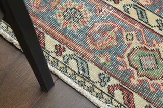 Turkish Vintage Oriental Runner Rug - Thumbnail