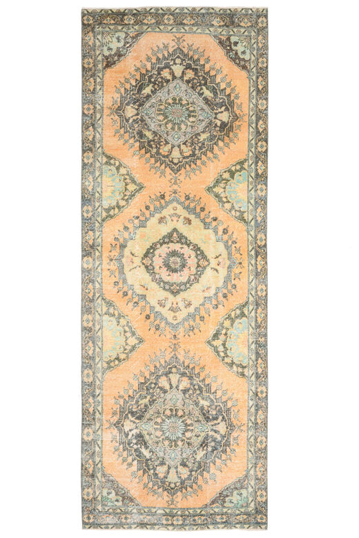 Turkish Vintage Oriental Runner