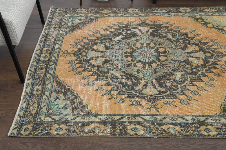 Turkish Vintage Oriental Runner