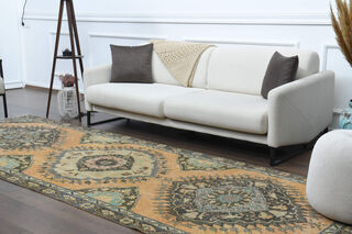 Turkish Vintage Oriental Anatolian Runner - Thumbnail