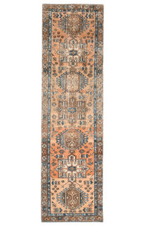 Turkish Vintage Runner Rug - Thumbnail