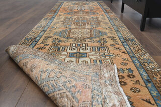 Turkish Vintage Runner Rug - Thumbnail