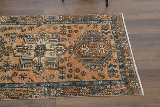 Turkish Vintage Runner Rug - Thumbnail