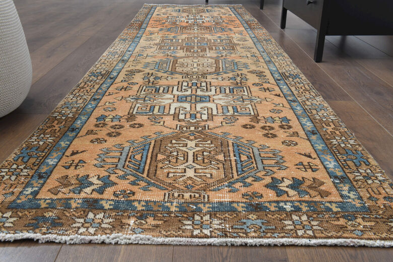 Turkish Vintage Anatolian Runner Rug