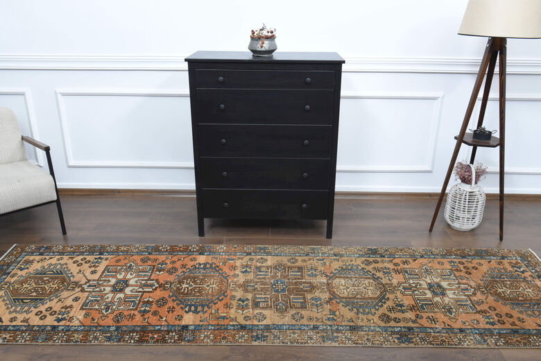 Turkish Vintage Anatolian Runner Rug
