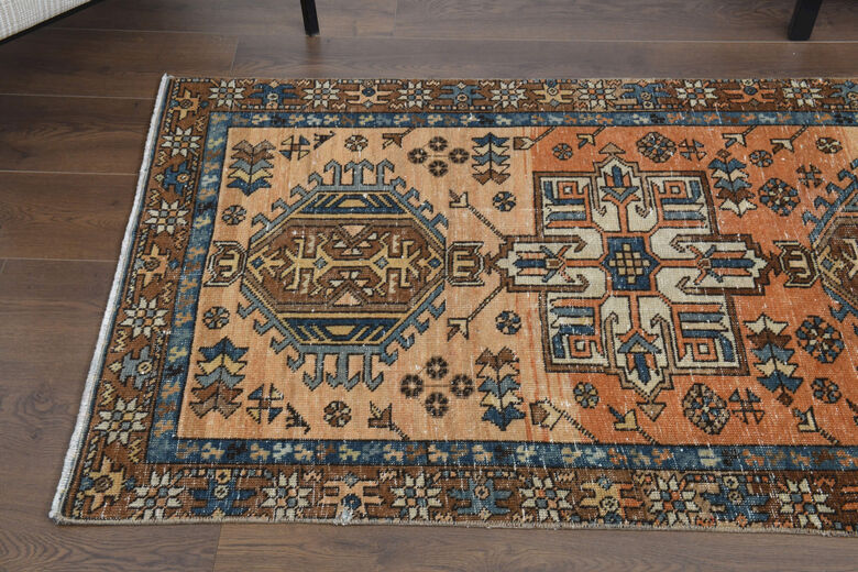 Turkish Vintage Anatolian Runner Rug