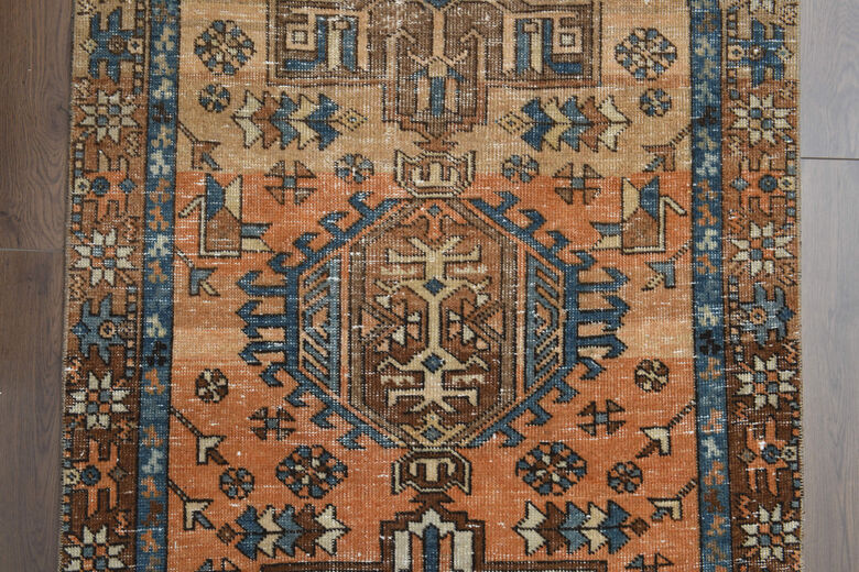 Turkish Vintage Anatolian Runner Rug