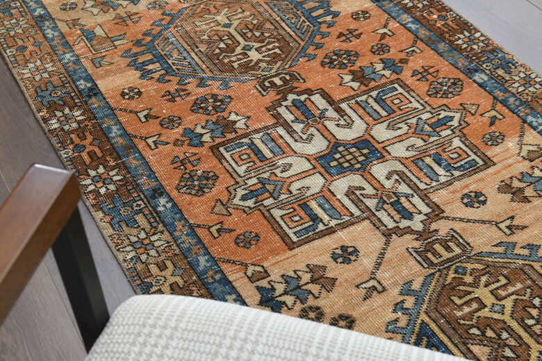 Turkish Vintage Anatolian Runner Rug