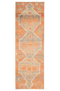 Turkish Vintage Runner Rug - Thumbnail