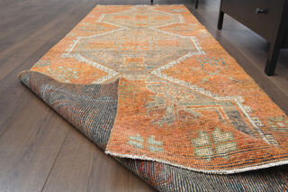 Turkish Vintage Runner Rug - Thumbnail