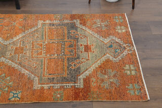 Turkish Vintage Runner Rug - Thumbnail