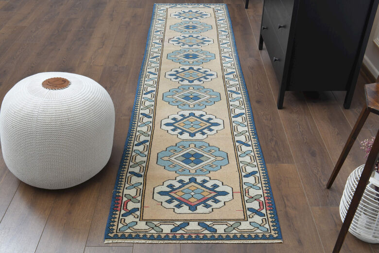 Turkish Vintage Runner Rug