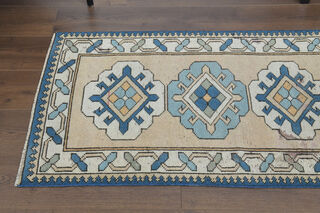 Turkish Vintage Runner Rug - Thumbnail