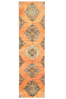 Turkish Vintage Runner Rug - Thumbnail