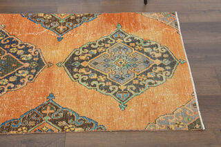 Turkish Vintage Runner Rug - Thumbnail