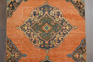 Turkish Vintage Runner Rug - Thumbnail