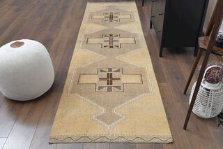 Turkish Handwoven Runner Rug - Thumbnail