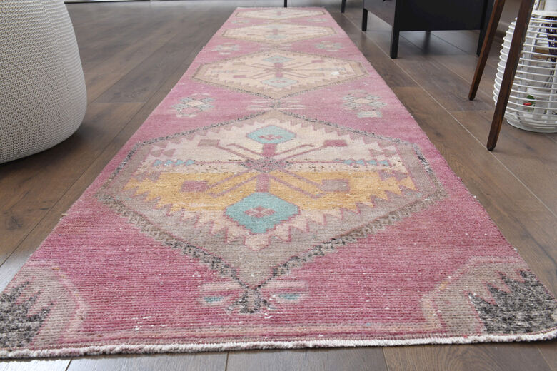 Turkish Vintage Runner Rug