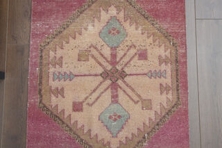 Turkish Vintage Runner Rug - Thumbnail