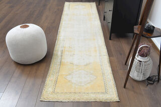 Turkish Vintage Runner Rug - Thumbnail